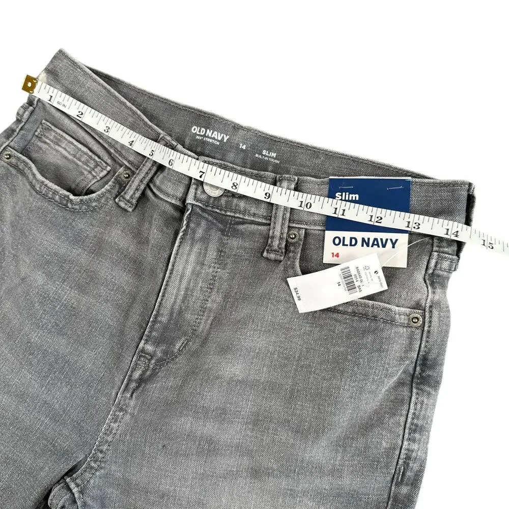 Old Navy Boys Slim 360 Stretch Jeans Size 14